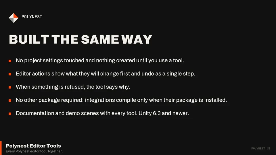 Polynest Editor Tools: Built the same way