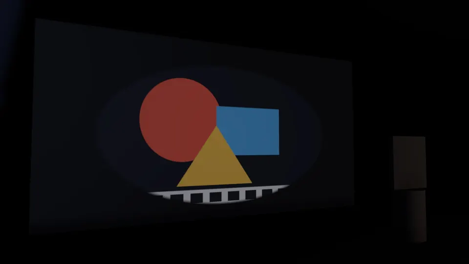 Real Projector: Ellipse shape