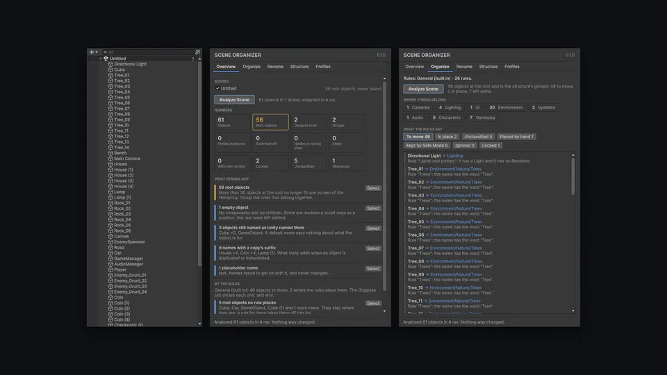 Scene Organizer